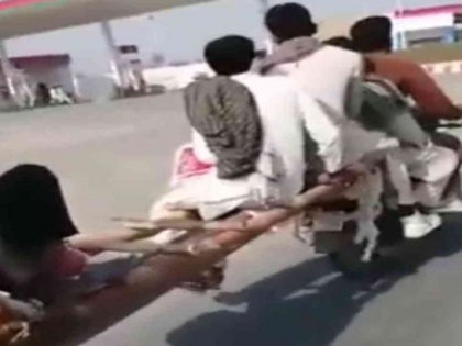 pakistani bike jugaad video goes viral on socia media | पाकिस्तानियों का अनोखा जुगाड़ देखकर आप भी रह जाएंगे दंग, लोगों ने कहा - वाह क्या दिमाग लगाया है , वीडियो वायरल