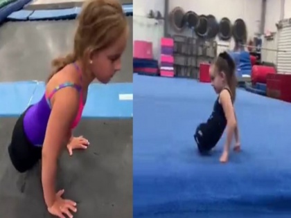 10 yr old specially abled gymnast practice video goes viral on social media | छोटी बच्ची ने हैरतअंगेज प्रैक्टिस कर जीता लोगों का दिल, सोशल मीडिया लोगों ने की जमकर तारीफ