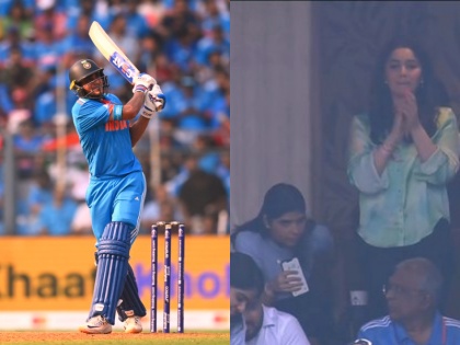 Shubhman Gill Sara Tendulkar Sara was clapping on every four and six in the stadium | IND VS SL: मैदान पर गेंदबाजों को कूट रहे थे गिल, स्टेडियम में हर चौके और छक्के पर ताली बजा रही थीं सारा!, देखें वीडियो