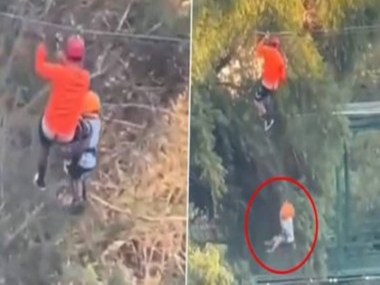 6-year-old boy fell down from height 40 feet while doing adventure mexico video | मेक्सिको: एडवेंचर करते समय 40 फीट की ऊंचाई से नीचे गिरा 6 साल का बच्चा और फिर....देखें वीडियो