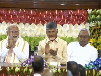 BJP NDA Meeting LIVE Update Narendra Modi Nitish Kumar Amit Shah Chandrababu Naidu | NDA Meeting: ‘मोदी... मोदी…’ के नारों से गूंज उठी एनडीए की संसदीय दल की बैठक