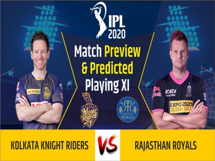IPL 2020, Kolkata Knight Riders vs Rajasthan Royals, Match Preview & Dream11: | IPL 2020, KKR vs RR, Match Preview & Dream11: प्लेऑफ की उम्मीदें बनाए रखने उतरेगी राजस्थान, जानिए संभावित एकादश