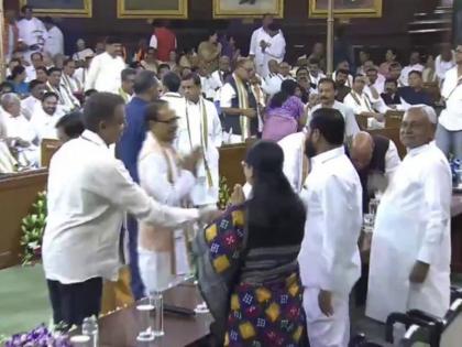 Narendra Modi Nitish Kumar Shivraj Chauhan jdu bjp nda | Shivraj-Nitish: 'चाचा' पर भरोसा नहीं, पलट जाएंगे, 'मामा' से हाथ नहीं मिलाया, देखें वीडियो
