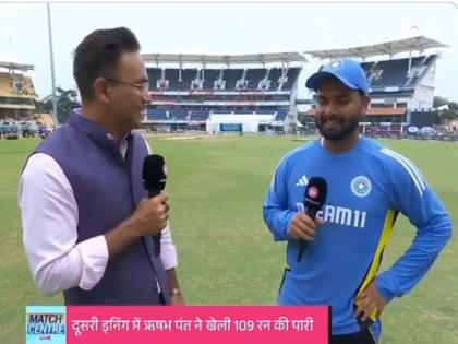 Saba Karim jokingly asks India keeper-batsman about setting fielding for Bangladesh in Chennai, VIDEO | 'कप्तान कौन है शांतो या ऋषभ पंत?': सबा करीम ने चेन्नई में बांग्लादेश के लिए फील्डिंग सेट करने के बारे में भारत के कीपर-बल्लेबाज से मजाकिया अंदाज में पूछा, VIDEO