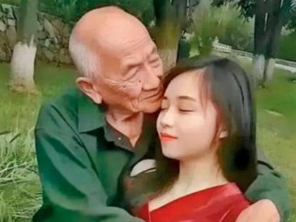 Chinese man 23-year-old girl old age home marriage | Chinese man: वृद्धाश्रम में 80 साल के बुजुर्ग को हुआ प्यार, 57 साल छोटी लड़की से रचाई शादी