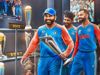 Barbados Airport Team India fly back Air India hurricane beryl | Barbados Airport: इंतजार खत्म... तूफान को चीरकर आ रहे हैं चैंपियंस, देखें वीडियो