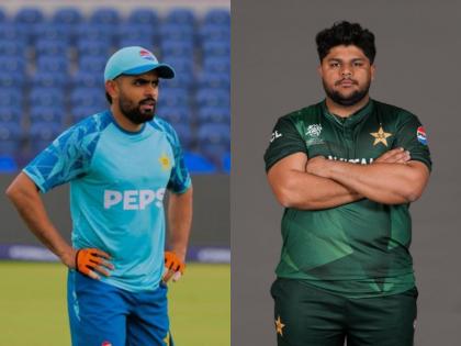 cricket news pakistan babar azam on azam khan comment gainda | Babar Azam On Azam Khan: पाकिस्तानी टीम में कौन है 'गैंडा', बाबर बनाम आजम, देखें वीडियो