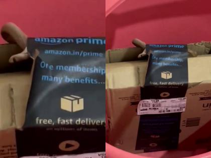 Social media viral video karnataka woman cobra snake amazon online package | Online Cobra Snake: 'जिंदा कोबरा' की ऑनलाइन डिलिवरी, उड़े महिला के होश... देखें वीडियो Social media viral video karnataka woman cobra snake amazon online package | Online Cobra Snake: 'जिंदा कोबरा' की ऑनलाइन डिलिवरी, उड़े महिला के होश... देखें वीडियो