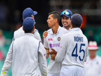 नवदीप सैनी ने अपने डेब्यू टेस्ट मैच में 2 शिकार किए।