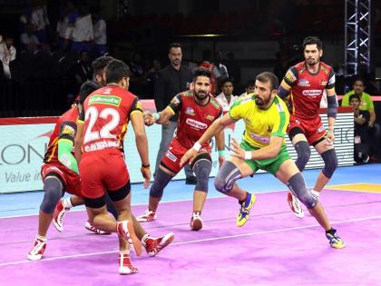 PKL 2019, Bengaluru Bulls Beat Tamil Thalaivas (33-27 ) | PKL 2019, Bengaluru Bulls Beat Tamil Thalaivas: पवन सहरावत का जबरदस्त प्रदर्शन, बेंगलुरु बुल्स ने थलाइवाज को दी मात