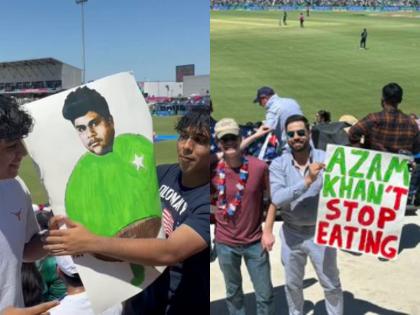 India Pakistan New York ICC Mens T20 World Cup Live Cricket Score azam khan | India vs Pakistan:फ्लॉप हुए तो फैंस छोड़ेंगे नहीं, पोस्टर, मीम्स वायरल, भारत के खिलाफ दबाव में होंगे आजम खान