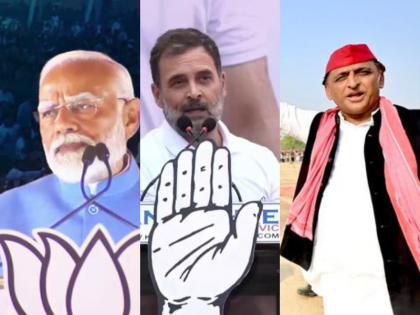 Lok Sabha Election 6th Phase Uttar Pradesh Sant Kabir Nagar Amit Shah PM Modi Rahul gandhi Akhilesh Yadav | Lok Sabha Election 6th Phase: पांच चरण के बाद, नरेंद्र मोदी 310, राहुल गांधी 40, अखिलेश 4 सीट, अमित शाह ने बताया आंकड़ा