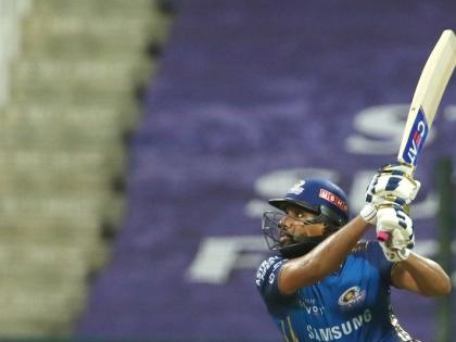 रोहित शर्मा ने पंजाब के खिलाफ अर्धशतकीय पारी खेली।