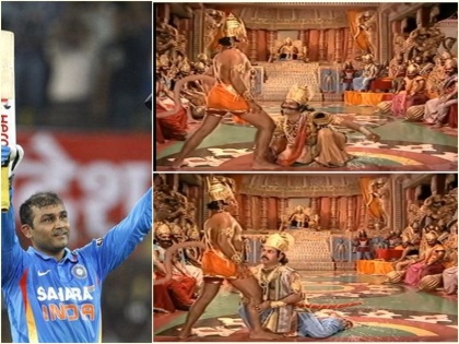 Virender Sehwag shares angad pic, So here is where i took my batting inspiration from | रामायण के इस पात्र से मिली वीरेंद्र सहवाग को विस्फोटक बल्लेबाजी की प्रेरणा, खुद किया खुलासा
