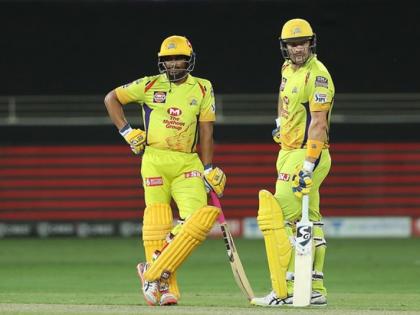 शेन वॉट्सन और अंबाती रायुडू के बीच 81 रन की साझेदारी हुई।