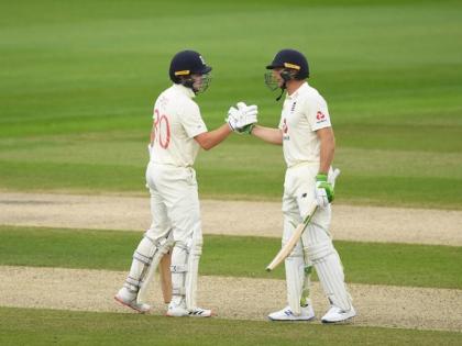 ओली पोप-जोस बटलर के बीच 140 रन की साझेदारी हुई।