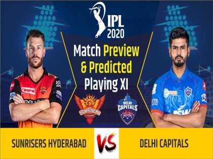 IPL 2020, Sunrisers Hyderabad vs Delhi Capitals, Match Preview & Dream11: | IPL 2020, SRH vs DC, Match Preview & Dream11: प्लेऑफ में जगह पक्की करने उतरेगी दिल्ली, जानिए संभावित प्लेइंग इलेवन