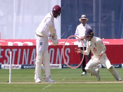 England vs West Indies, 2nd Test, Day 4: Ollie Pope's catch to dismiss Alzarri Joseph | ENG vs WI, 2nd Test: ओली पोप ने एक हाथ से लपका शानदार कैच, वीडियो हुआ तेजी से वायरल