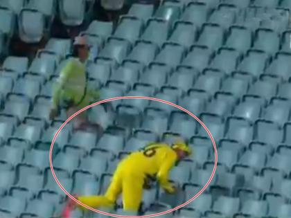 Australia vs New Zealand, 1st ODI This is happened when stadium is empty, watch this video | Video: दर्शकों के बिना खेला गया क्रिकेट मैच, खाली कुर्सियों के बीच गेंद खोजते रह गए फील्डर्स