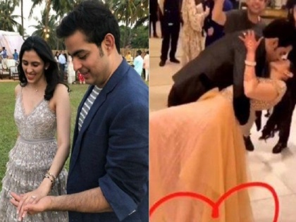 Akash Ambani Shloka Mehta lip locked video viral after seven month wedding | शादी के 7 महीने बाद वायरल हुआ आकाश अंबानी और श्लोका का लिप लॉक वीडियो, भरी महफिल में किया kiss