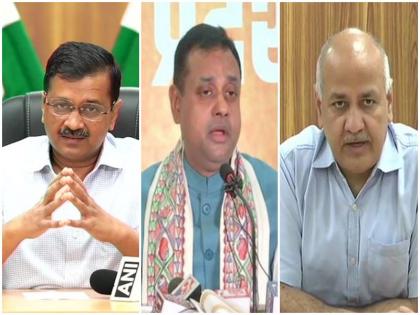 AAP is the biggest u turn paltu party in 3 to 4 thousand years BJP' attack on cm arvind Kejriwal and Sisodia sambit patra | 3 से 4 हजार वर्षों में सबसे बड़ी पलटू पार्टी है "आप", BJP का केजरीवाल और सिसोदिया पर हमला