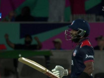 USA vs Canada LIVE score, T20 World Cup 2024 Aaron Jones 40 balls 94 notout 4 fours 10 sixes USA record win T20 World Cup debut highest successful | USA vs Canada LIVE score, T20 World Cup 2024: आरोन की विस्फोटक पारी, उड़ाए 10 छक्के, 40 गेंद में ठोके नाबाद 94 रन, चौके और छक्के की बारिश