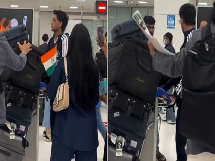 एशियन गेम्स से पहले एयरपोर्ट पर दिखे अभिषेक शर्मा: छह सूटकेस के साथ वायरल वीडियो पर फैंस ने लिए मजेदार चुटकी