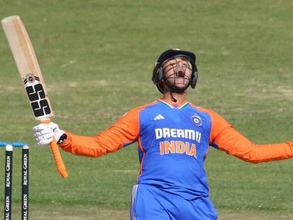 Abhishek Sharma IND vs ZIM, 2nd T201 Fifty in 33 balls century in 46 balls century punch hat-trick six rain 7 fours and 8 sixes see video Sharma ton | Abhishek Sharma IND vs ZIM, 2nd T201: 33 गेंद में फिफ्टी और 46 बॉल में शतक, हैट्रिक सिक्स लगाकर शतकीय पंच, चौके और छक्के की बरसात