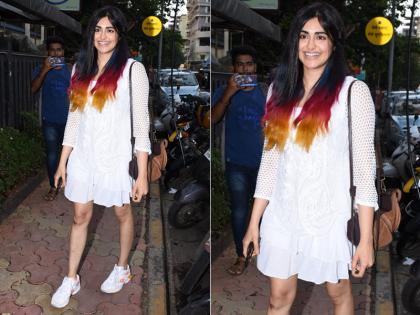 मुंबई में लंच के बाद दिखीं 'कमांडो गर्ल' अदा शर्मा, देखें Photos