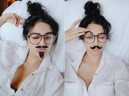 PHOTOS: कमांडो गर्ल अदा शर्मा ने मूछों के साथ शेयर की सेल्फी, देखें तस्वीरें