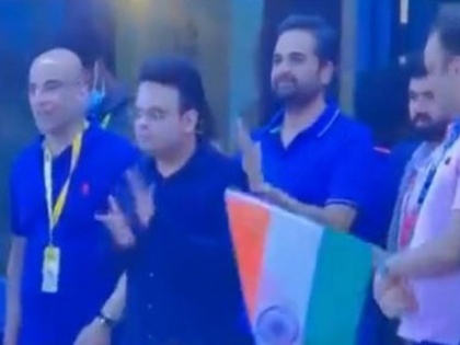 After India's victory over Pakistan in Asia Cup 2022 Jay Shah refused to take tricolor opposition raised question video viral | Video: पाक पर भारत की जीत के बाद जय शाह ने तिरंगा लेने से किया मना, विपक्ष ने उठाया सवाल