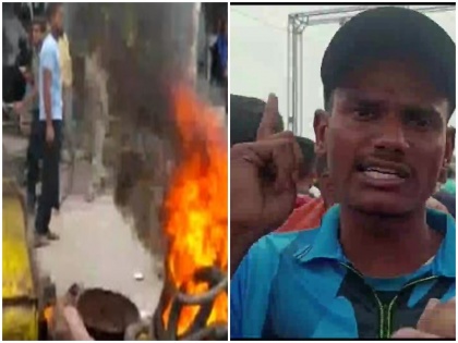 Agnipath Scheme Massive protests ransacked in many states country Bihar Rajasthan candidates set fire Bhabua-Patna intercity train | Agneepath Scheme Protest: बिहार, राजस्थान समेत देश के कई राज्यों में भारी विरोध-प्रदर्शन और तोड़फोड़, भभुआ-पटना इंटरसिटी ट्रेन में आगजनी