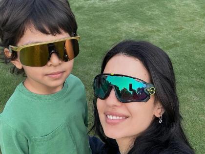 Natasa Stankovic Spends Time with son Agastya shared her first post after divorce from Hardik Pandya | हार्दिक पांड्या से तलाक के बाद नताशा ने शेयर किया पहला पोस्ट, बेटे अगस्त्य की दिखाई झलक
