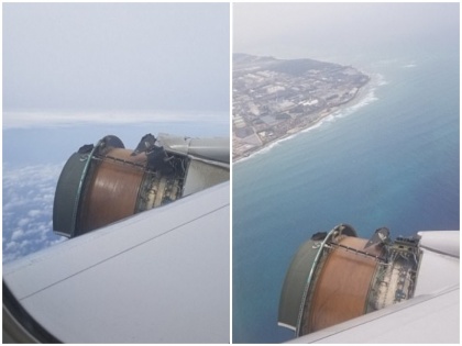 United Airlines Terrifying moment emergency landing viral when engine rip off mid flight | उड़ते जहाज का टूटकर गिरने लगा इंजन, इंजीनियर ने शेयर की ऐसी तस्वीर कि रातोंरात हुई वायरल