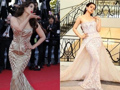 Cannes Film Festival 2019: Dress review of Aishwarya Rai Bachchan, Deepika Padukone, Kangana Ranaut on cannes red carpet | ऐश्वर्या से लेकर दीपिका-कंगना तक, कान फेस्टिवल में ड्रेस रिपीट करती दिखाई दीं बॉलीवुड हसीनाएं, देखें तस्वीरें
