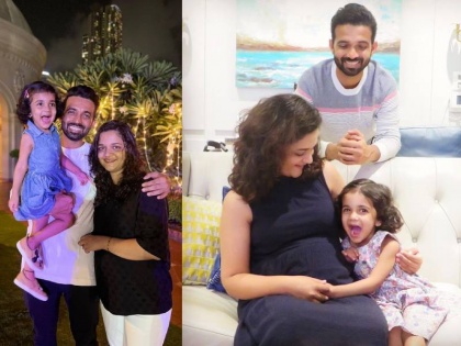 Ajinkya Rahane Radhika become parents for second time blessed with baby boy | दूसरी बार पिता बनें टीम इंडिया के स्टार क्रिकेटर अजिंक्य रहाणे, घर में दशहरे के दिन गूंजी किलकारियां