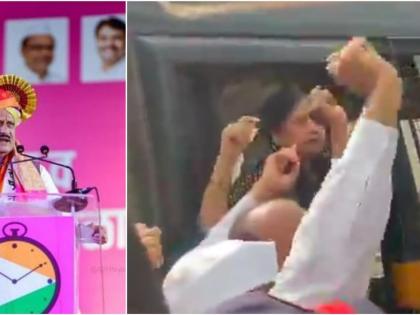VIDEO Maharashtra Assembly Ajit Pawar Faces BJP Protest Black Flags Jansanman Yatra in Pune cm Eknath Shinde, Chandrashekhar Bawankule and Devendra Fadnavis | VIDEO: काफिले को काले झंडे दिखाए, पवार ने कहा- मुख्यमंत्री शिंदे, बावनकुले और फड़नवीस की बातों पर ध्यान देता हूं..., देखें वीडियो