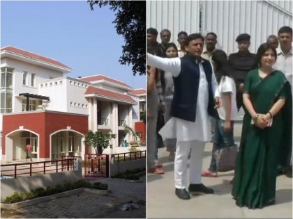 Lucknow: Samajwadi Party's Akhilesh Yadav vacates his official residence | अखिलेश-डिंपल ने खाली किया सरकारी आवास, अब इस बंगले में रहेंगे पिता मुलायम के साथ