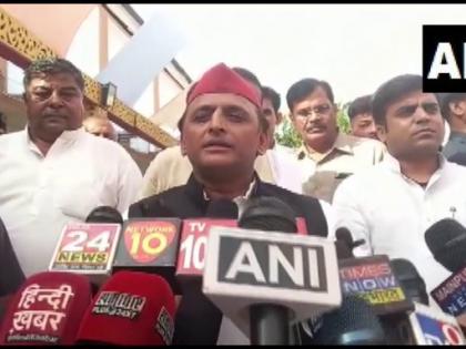 BJP wantstake my uncle Shivpal Yadav then should better go for it why delaying it SP chief Akhilesh Yadav in Mainpuri Uttar Pradesh | अगर भाजपा मेरे चाचा को लेना चाहती हैं तो देरी क्यों कर रही हैं?, आजम खां और मायावती पर क्या बोले सपा प्रमुख अखिलेश यादव BJP wantstake my uncle Shivpal Yadav then should better go for it why delaying it SP chief Akhilesh Yadav in Mainpuri Uttar Pradesh | अगर भाजपा मेरे चाचा को लेना चाहती हैं तो देरी क्यों कर रही हैं?, आजम खां और मायावती पर क्या बोले सपा प्रमुख अखिलेश यादव