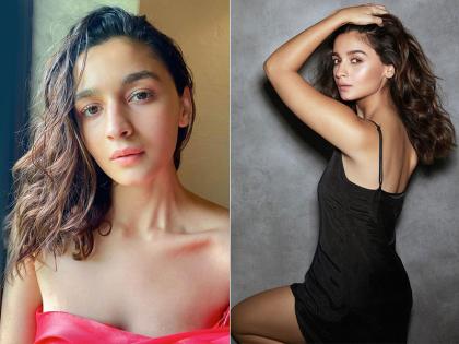 SEE PICS! Check out pics of Alia Bhatt in black mini slip dress