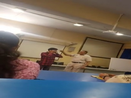 Allahabad University professor insulted student in front of whole class NSUI raised question by sharing viral video | WATCH: पूरे क्लास के सामने इलाहाबाद विश्वविद्यालय के प्रोफेसर ने छात्र को किया अपमानित-कहे अपशब्द, NSUI ने वीडियो शेयर कर उठाया सवाल