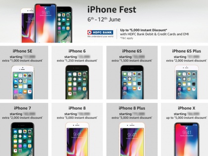 Amazon’s iPhone Fest: Buy iPhone X, iPhone 8, iPhone 8 Plus And More on Huge Flat and Instant Discounted | Amazon’s iPhone Fest: iPhone 8 और 8 Plus पर मिल रहा 18,601 रुपये तक डिस्काउंट, दूसरे आईफोन पर भी है भारी छूट