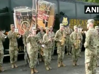 American Army band playing Indian National Anthem during the Exercise Yudh Abhyas 2019 at Joint Base Lewis McChord | वीडियो: युद्ध अभ्यास के दौरान अमेरिकी आर्मी ने बजाया भारत का राष्ट्रगान