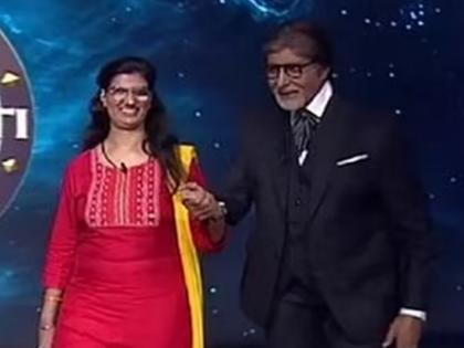 KBC season 13 Himani Bundela became the first 'millionaire now face 7 crores question | केबीसी सीजन 13 की पहली 'करोड़पति' बनीं दृष्टिबाधित प्रतिभागी हिमानी बुंदेला, अब 7 करोड़ पर होगी नजरें KBC season 13 Himani Bundela became the first 'millionaire now face 7 crores question | केबीसी सीजन 13 की पहली 'करोड़पति' बनीं दृष्टिबाधित प्रतिभागी हिमानी बुंदेला, अब 7 करोड़ पर होगी नजरें
