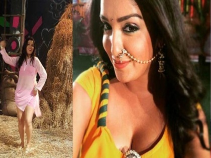 Bhojpuri sensation Amrapali Dubey sexy dance goes on viral | भोजपुरी की हॉट एक्ट्रेस ने इस गाने पर किया सेक्सी डांस, हो गया वायरल 