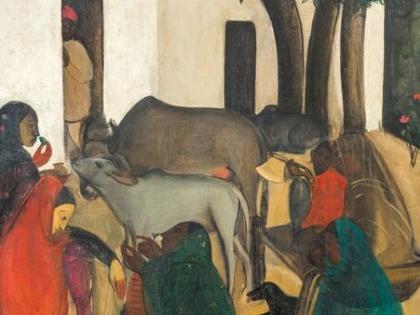 Amrita Sher-Gil’s The Story Teller fetches record ₹61-8 cr All records broken painting most expensive work of an Indian | Amrita Sher-Gil’s The Story Teller: टूटे सभी रिकॉर्ड, चित्रकारी ‘द स्टोरी टेलर’ 61.8 करोड़ में नीलाम, किसी भारतीय की सबसे महंगी कृति Amrita Sher-Gil’s The Story Teller fetches record ₹61-8 cr All records broken painting most expensive work of an Indian | Amrita Sher-Gil’s The Story Teller: टूटे सभी रिकॉर्ड, चित्रकारी ‘द स्टोरी टेलर’ 61.8 करोड़ में नीलाम, किसी भारतीय की सबसे महंगी कृति