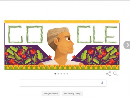 Baba Amte Google doodle google tribute doodle on his birth 104th birthday anniversary | बाबा आमटे गूगल-डूडल: समाजसेवी बाबा आमटे को समर्पित है आज का गूगल-डूडल, कुष्टरोगियों के लिए निरंतर किया काम