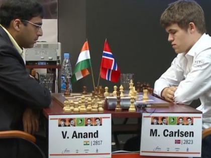 Viswanathan Anand beat World No. 1 Magnus Carlsen in World Rapid Championship | विश्वनाथन आनंद ने वर्ल्ड रैपिड चैंपियनशिप में दुनिया के नंबर एक खिलाड़ी मैग्नस कार्लसन को हराया