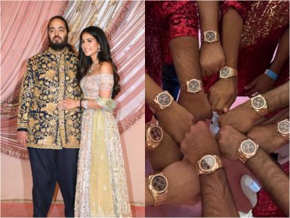 Anant Ambani-Radhika Merchant wedding Ambani family gifted Rs 2 crore watch to Shahrukh Khan Ranveer Singh and all guest PM Modi also gave | Anant Ambani-Radhika Merchant wedding: शाहरुख खान, रणवीर सिंह समेत तमाम मेहमानों को 2 करोड़ की घड़ी अंबानी परिवार ने की भेंट, पीएम मोदी ने भी दिया ये.. Anant Ambani-Radhika Merchant wedding Ambani family gifted Rs 2 crore watch to Shahrukh Khan Ranveer Singh and all guest PM Modi also gave | Anant Ambani-Radhika Merchant wedding: शाहरुख खान, रणवीर सिंह समेत तमाम मेहमानों को 2 करोड़ की घड़ी अंबानी परिवार ने की भेंट, पीएम मोदी ने भी दिया ये..