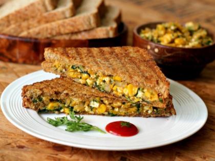 how to make a suji-dahi sandwich recipe in hindi | 20 मिनट में बनाइए टेस्टी और हेल्दी सूजी-दही सैंडविच